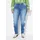 Angel Of Style by Happy Size Jeans 5-Pocket Herz-CutOuts Blau 46