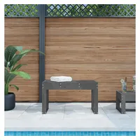VidaXL Gartenbank Grau 80x38x45 cm Massivholz Kiefer