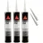 Sika Konstruktionsklebstoff 300 ml schwarz 3-Set mit 5 Düsenspitzen