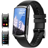 Smartwatch Damen Herren, Fitnessuhr Damen mit 120 Sportmodi, Smartwatch Damen mit Telefonfunktion Schrittzähler, IP68 Wasserdicht Fitness Tracker Damen, Armbanduhr mit Pulsmesser SpO2 Schlaftracker