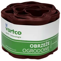 Vartco Beeteinfassung 900 x 10 cm 1 Stück Braun