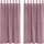 vidaXL Verdunkelungsvorhänge 2 pcs Dunkelrosa 140 x 175 cm Samt