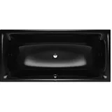 Kaldewei Silenio Badewanne 267634013701 180x80cm, Vollantislip Perl-Effekt, schwarz