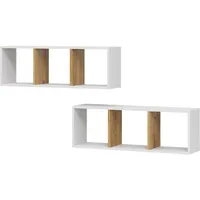 Vicco Wandregal Tomy 90 x 30 x 22 cm Weiß
