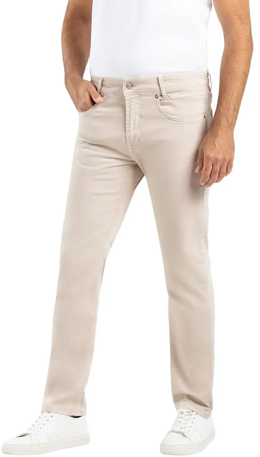 MAC Arne Pipe Sommerjeans in Beige-W42 / L32