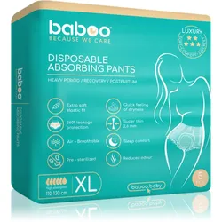 Baboo Disposable Absorbing Pants saugfähige Einweg-Slips Größe XL 5 St.