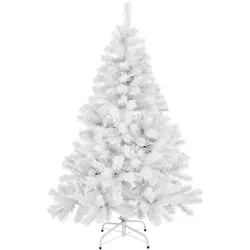 Haushalt International Künstlicher Weihnachtsbaum Weiß Kunststoff 180cm