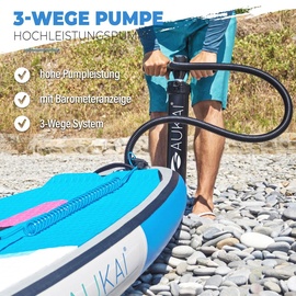 Aukai Stand Up Paddle Board "AUKAI Pro" mit Kajak-Sitz blau
