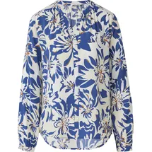 s.Oliver Tunikabluse mit All-over-Print Blau/Weiß 34