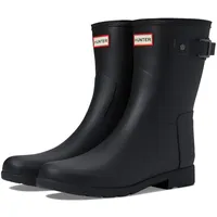 HUNTER Damen Gummistiefel schwarz/feuerrot/ecru 36 - 36 EU
