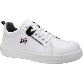 ELTEN GHOST Low ESD S3 Herren, Textil, Stahlkappe, leicht, sportlich, Weiß