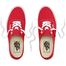 Vans Authentic Herren Rot/Weiß 37