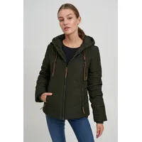 Oxmo Winterjacke Mala braun / dunkelgrün XS