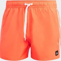 Adidas 3-Streifen CLX Badeshorts App Solar Red / White XS