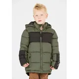 ZigZag Outdoorjacke "Bruno", Kinder, Gr. 116, schwarz (dunkelgrün, schwarz), 100% Nylon, mehrfarbig, normal, ohne Ausschnitt, Jacken Outdoorjacke, mit winddichtem und atmungsaktivem Material