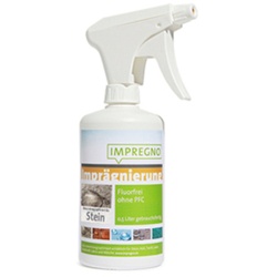 IMPREGNO Stein Imprägnierung, Fluorfreies Hydrophobiermittel für Steine im Haus- und Gartenbereich, 0,5 Liter - Sprühflasche