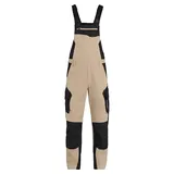 Latzhose "PASCAL" - 102 - beige/schwarz