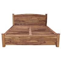 Indischesmoebelhausde Bett mit Stauraum Rami 180x200 aus indischem Sheesham-Massivholz