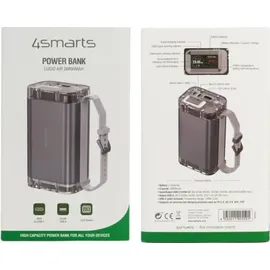 4smarts Lucid Air 26.800 mAh 65 W, 99.16 Wh), Powerbank Grau