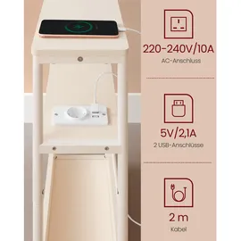 Möbel Kraft Beistelltisch ¦ weiß ¦ Maße (cm): B: 18 H: 58