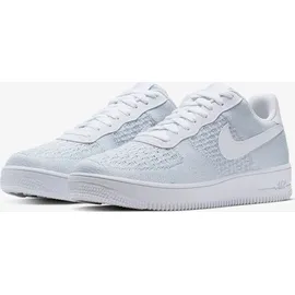 Nike Air Force 1 Flyknit Herren Weiß/Grau 45