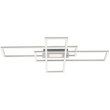 just light. LED-Deckenleuchte Asmin Alu, Eisen, Stahl & Metall Silber