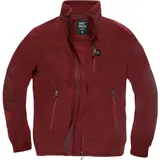 Vintage Industries Tour Polar Fleece Jacke, rot, Größe L