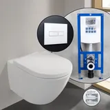 Villeroy & Boch Subway 3.0 mit WC-Sitz Stone White