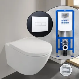 Villeroy & Boch Subway 3.0 mit WC-Sitz Stone White