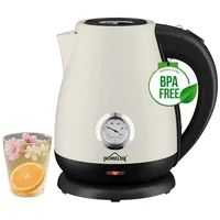Homelux 1,7L Wasserkocher Edelstahl 2200W Retro Wasserkocher Elektrischer mit