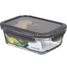 Lock & Lock LocknLock Frischhaltedose LLG428G, aus Glas, 0,63 Liter, transparent, luftdicht