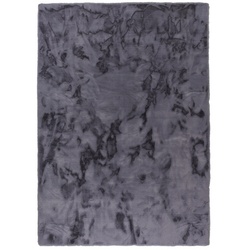 SCHÖNER WOHNEN KOLLEKTION Kunstfellteppich »Tender«, BxL: 80 x 150 cm, rechteckig, Polyester - grau