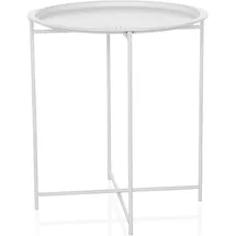 hjh living ALLRUND Weiß Metall 27 x 52 cm
