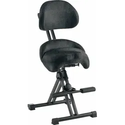meychair Stehhilfe Futura Pro AF-SR XXL 100 % Polyester, schwarz, bis zu 250kg belastbar