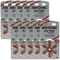 Rayovac Extra Advanced 312 PR41 60 St