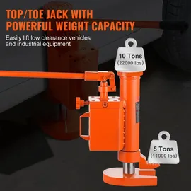 Vevor Wagenheber Stahl 25-230 mm orange 5 t / 10 t