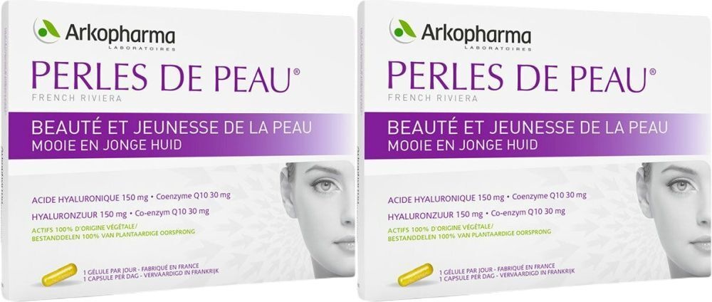Arkopharma Perles de Peau jeunesse de la peau 2x30 pc(s) comprimé(s)