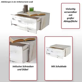 MCW Wandregal Arlon 21 x 46 x 30 cm Braun