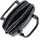 HARPA Schultertasche "TELLIE", Damen, Gr. B/H/T: 9,5cm x 19cm x 25,5cm, schwarz, Lederimitat, unifarben, Taschen Schultertasche, mit drei Hauptfächern