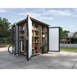 Weka Geräteschrank Garten [Q] anthrazit