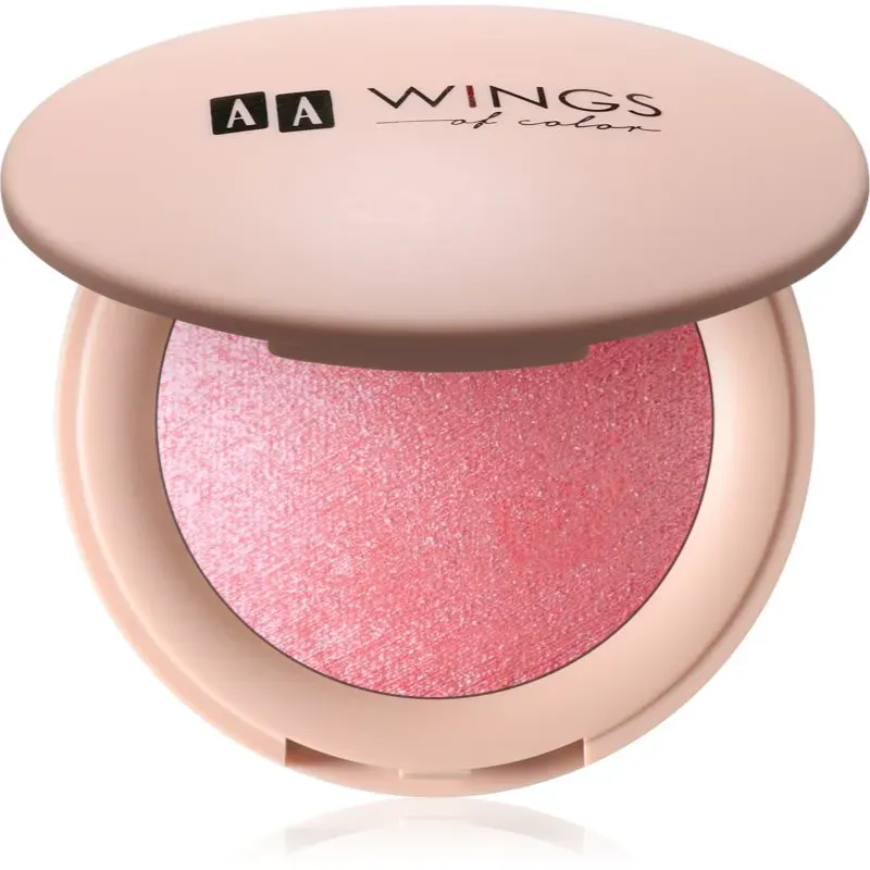 AA Wings of Color Power of Glow Illuminating Blush Rouge für strahlende Haut Farbton 01 Sunset Rose 4 g