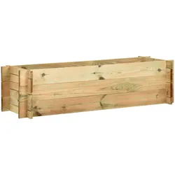 vidaXL Pflanzkübel Hochbeet Kiefernholz Imprägniert 120 cm
