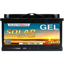 Electronicx Solar Edition GEL Batterie 100 AH 12V 1,2 kWh