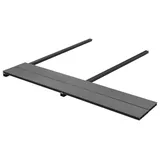 vidaXL Terrassendiele 14 x 400 cm grau