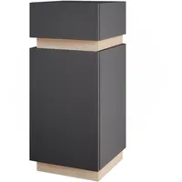 Vicco Midischrank Gloria Anthrazit/Sonoma 33 x 76 cm mit