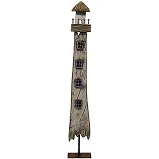 maritime Holz Serie Shabby ┼ Leuchtturm ┼ Kutter ┼ Deko - Nautic ┼ exklusive Artikel (Leuchtturm 32cm)