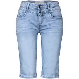 STREET ONE Damen, A378567 Bermudas/Shorts, Light Blue random washed), 33 - 33