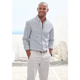 John Devin Langarmhemd Regular Fit Grau M