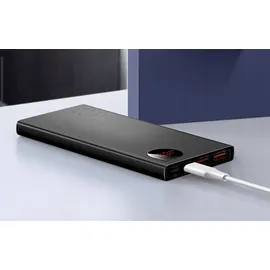 Baseus Adaman Metal Powerbank mit Schnellladung 10000mAh 22,5W (Overseas Edition 2021) schwarz