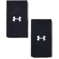 Under Armour 6'' Performance Wristband black white OSFA